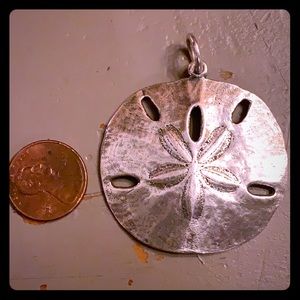 Huge James Avery pendant sand dollar